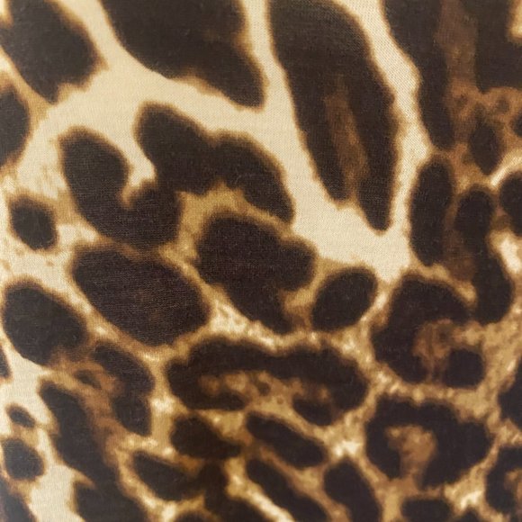 DENIM & SUPPLY RALPH LAUREN Cheetah Print Slightly Cropped Blouse - Picture 2 of 4